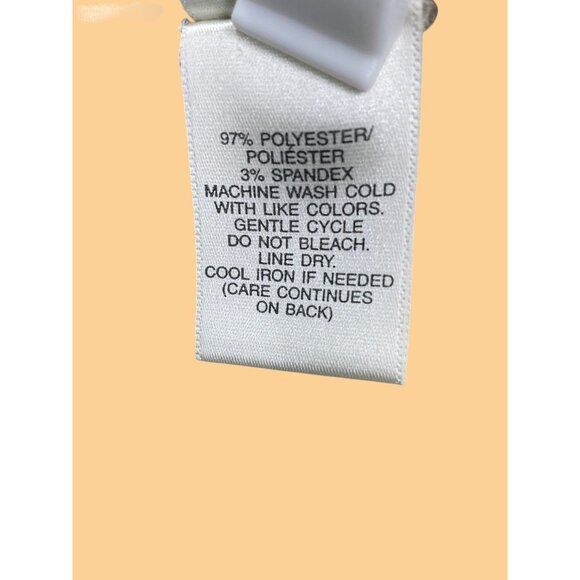 Susan Bristol Womens Size 8 Khaki A-Line Skirt Polyester/Spandex - Picture 6 of 9